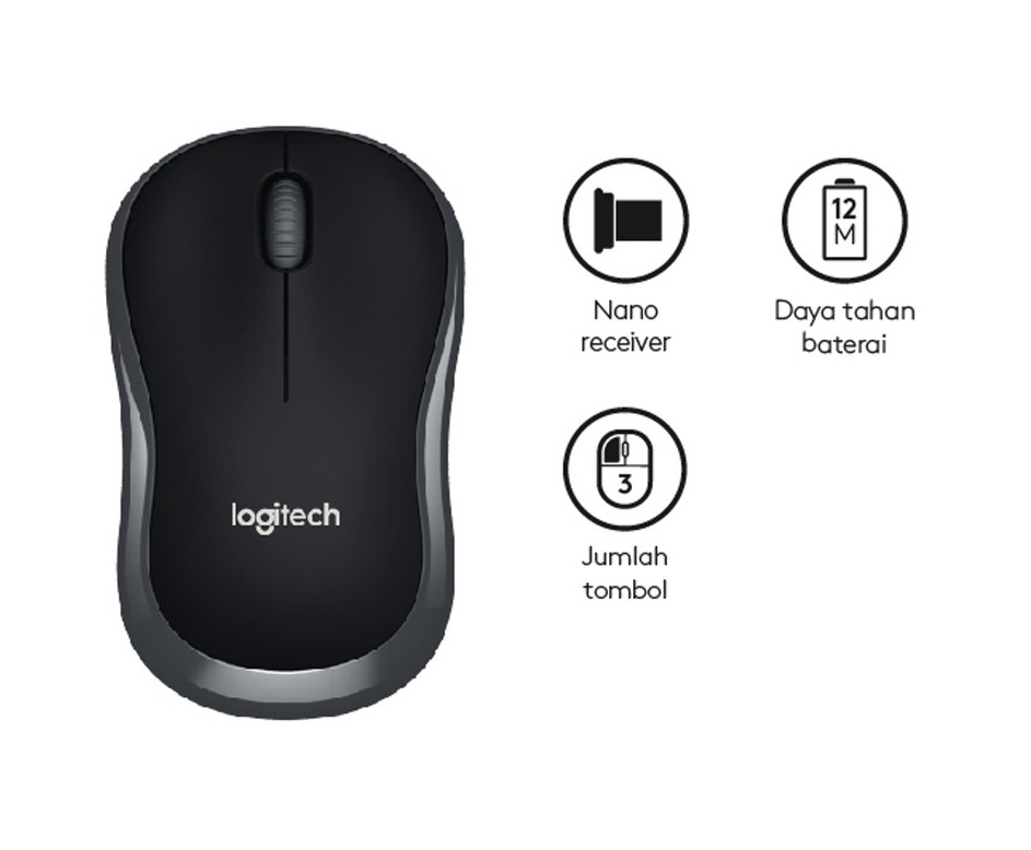mouse wireless logitech b175